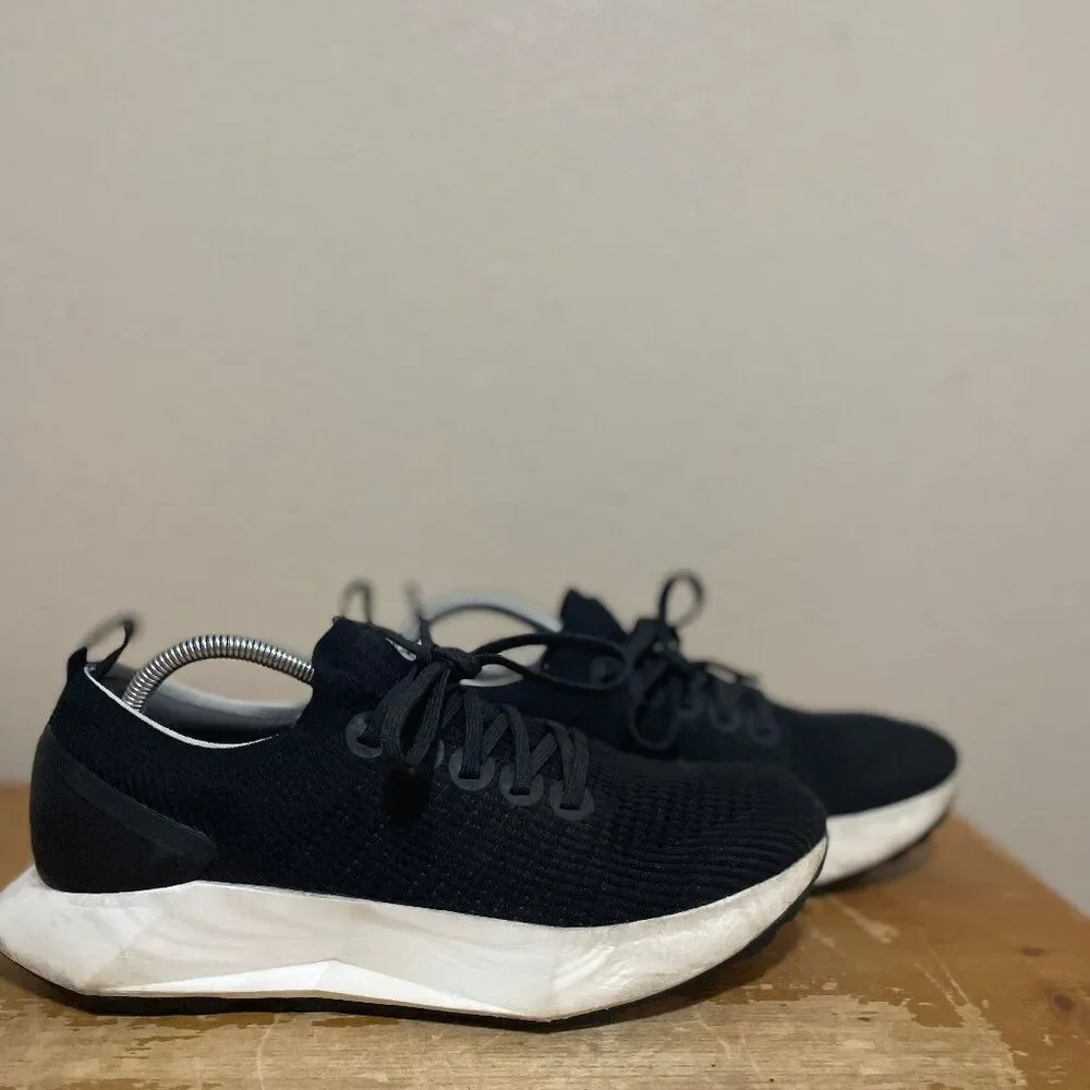 Allbirds Tree Flyer TF 9.92 KG CO2E Black Running Shoes Men's Sz 9.5